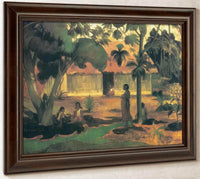 Te Raau Rahi ( The Big Tree) By Paul Gauguin Fine Art Print