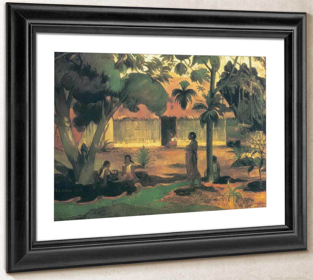 Te Raau Rahi ( The Big Tree) By Paul Gauguin Fine Art Print