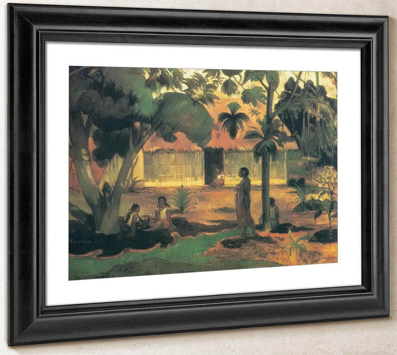 Te Raau Rahi ( The Big Tree) By Paul Gauguin Fine Art Print