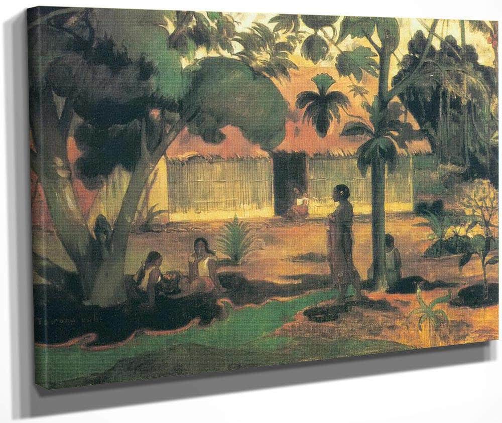 Te Raau Rahi ( The Big Tree) By Paul Gauguin Fine Art Print