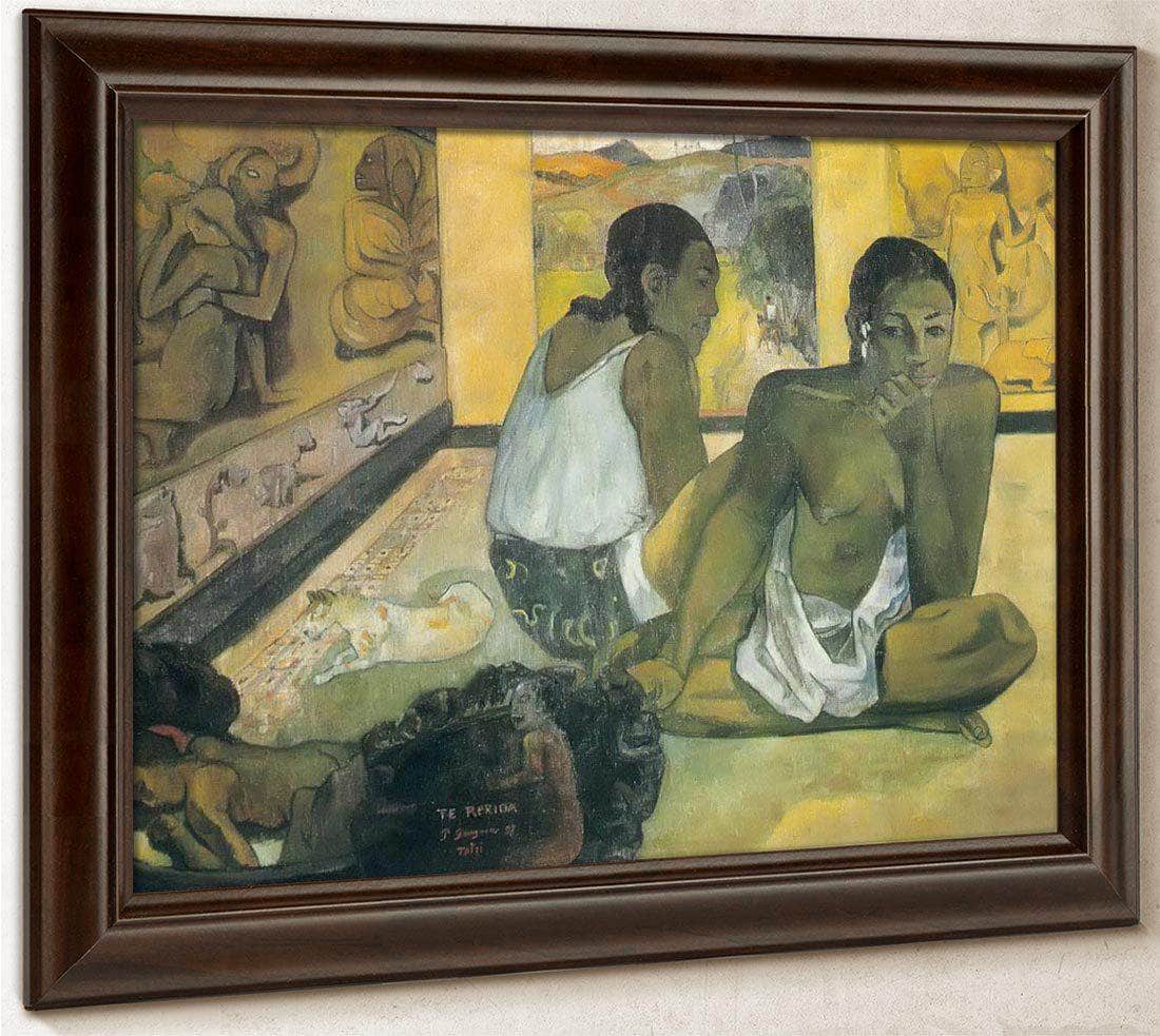 Te Rerio ( The Dream) By Paul Gauguin Fine Art Print