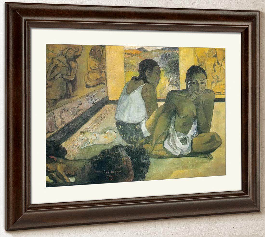 Te Rerio ( The Dream) By Paul Gauguin Fine Art Print