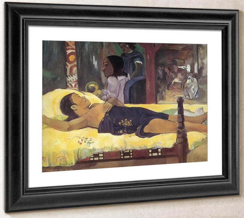 Te Tamari No Atua ( Nativity) By Paul Gauguin Fine Art Print