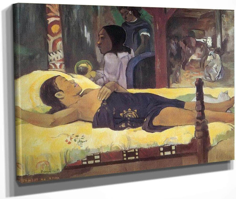Te Tamari No Atua ( Nativity) By Paul Gauguin Fine Art Print