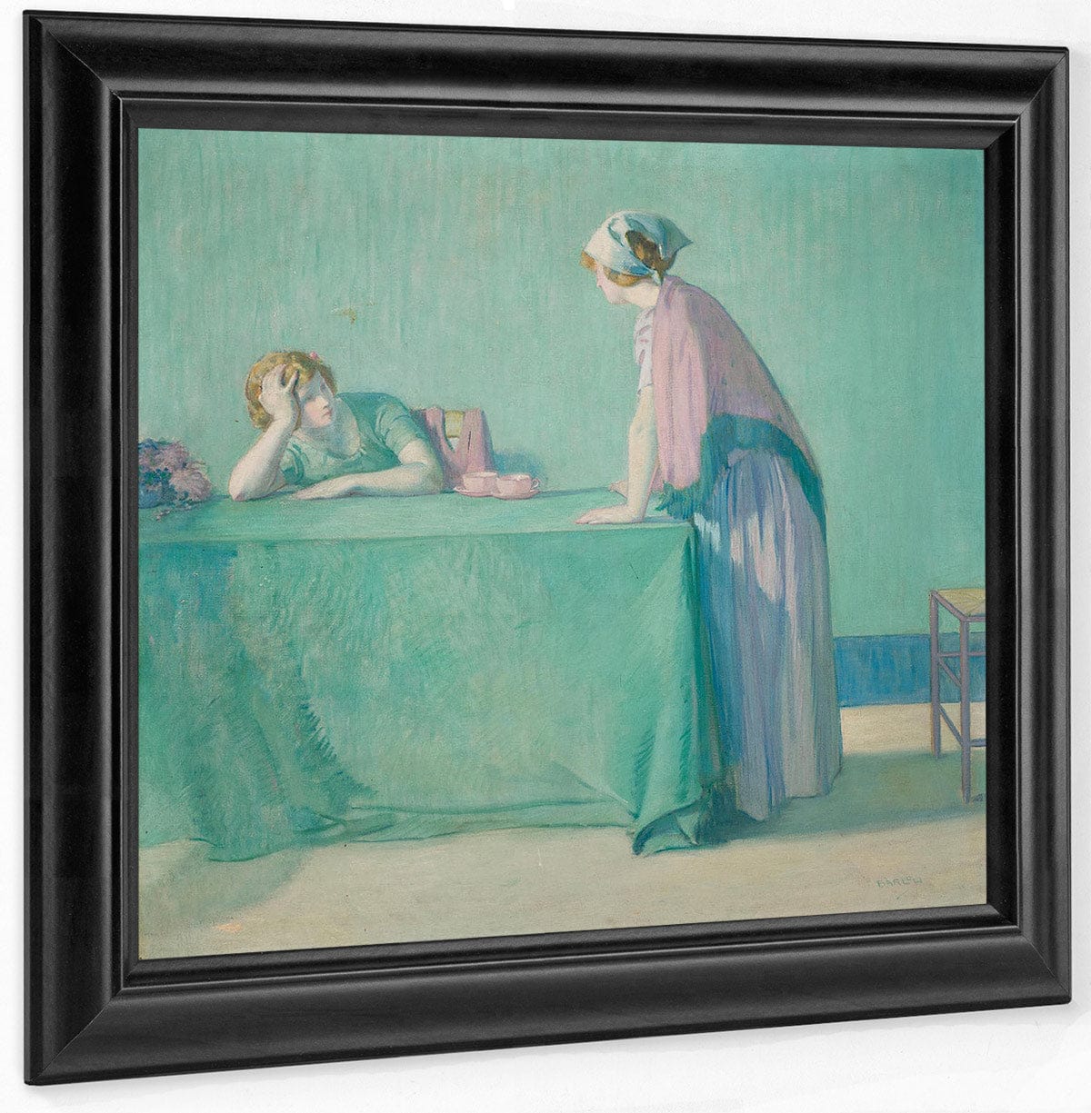 Tea For Two By Myron G Fine Art Print