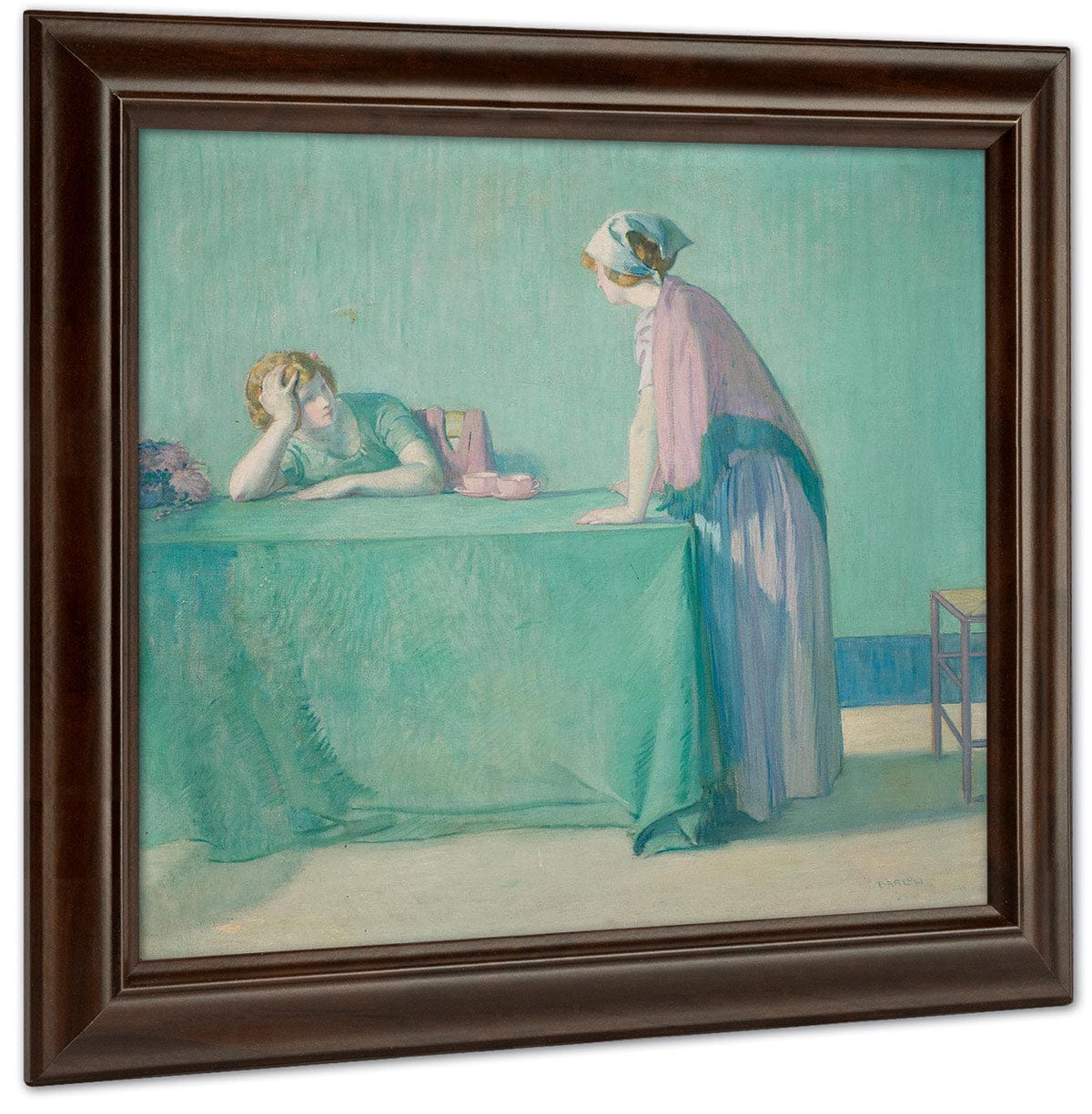 Tea For Two By Myron G Fine Art Print