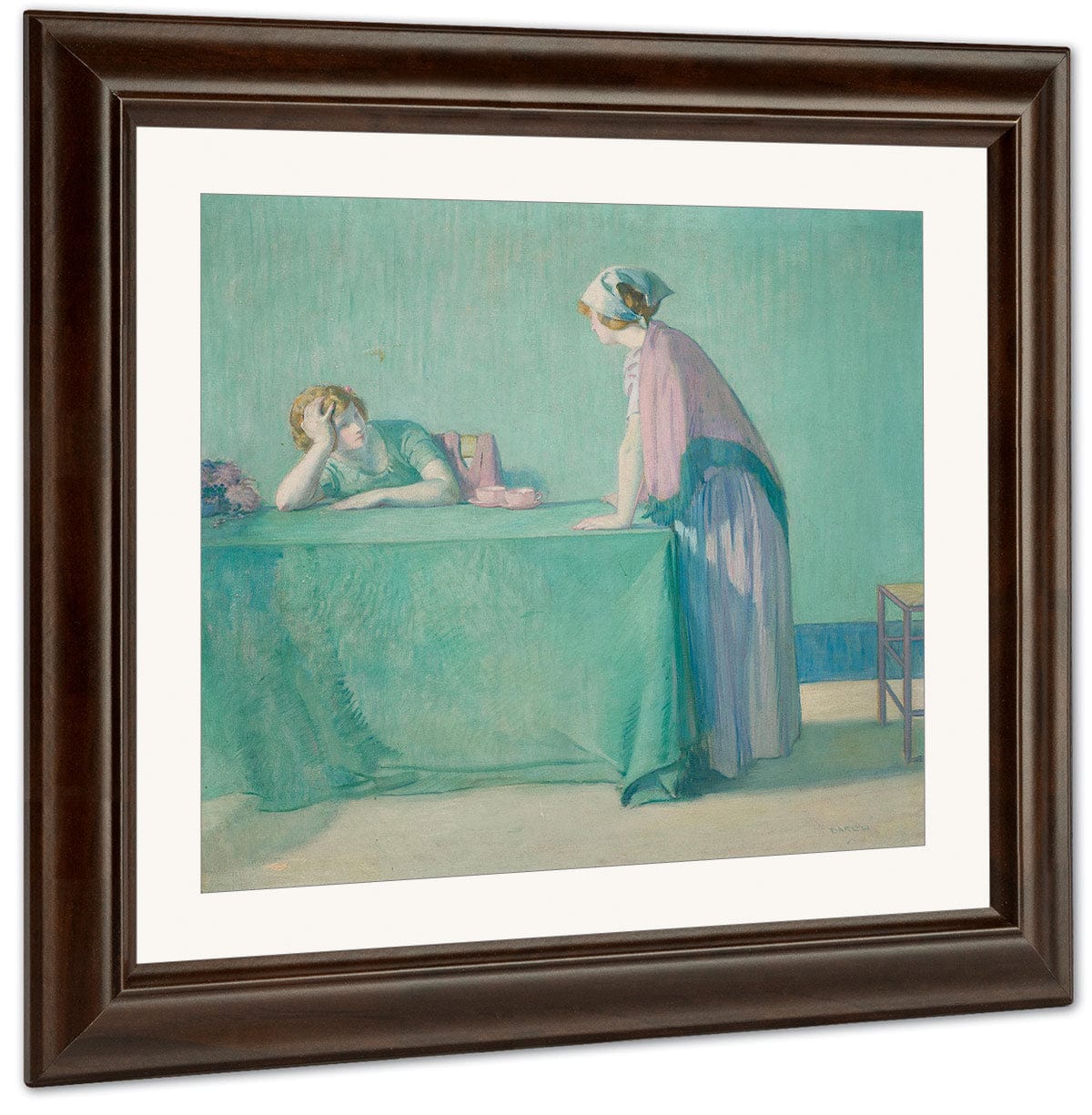 Tea For Two By Myron G Fine Art Print