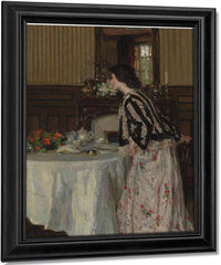 Tea Time By Henry Salem Hubbell Fine Art Print