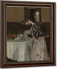 Tea Time By Henry Salem Hubbell Fine Art Print