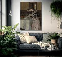 Tea Time By Henry Salem Hubbell Fine Art Print