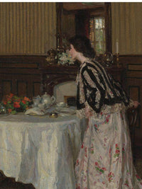 Tea Time By Henry Salem Hubbell Fine Art Print