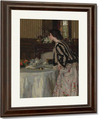 Tea Time By Henry Salem Hubbell Fine Art Print