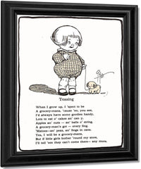 Teasing Kiddie Land By Grace G Drayton Fine Art Print