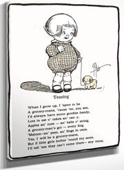 Teasing Kiddie Land By Grace G Drayton Fine Art Print
