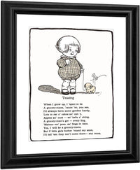 Teasing Kiddie Land By Grace G Drayton Fine Art Print