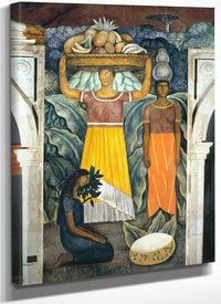 Tehuana Women By Diego Rivera Fine Art Print