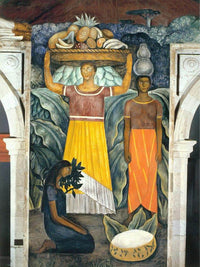 Tehuana Women By Diego Rivera Fine Art Print