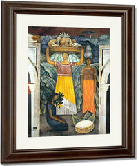 Tehuana Women By Diego Rivera Fine Art Print