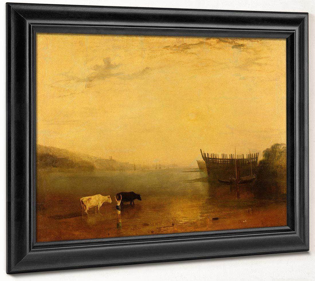 Teignmouth Harbour By Joseph Mallord William Turner Fine Art Print