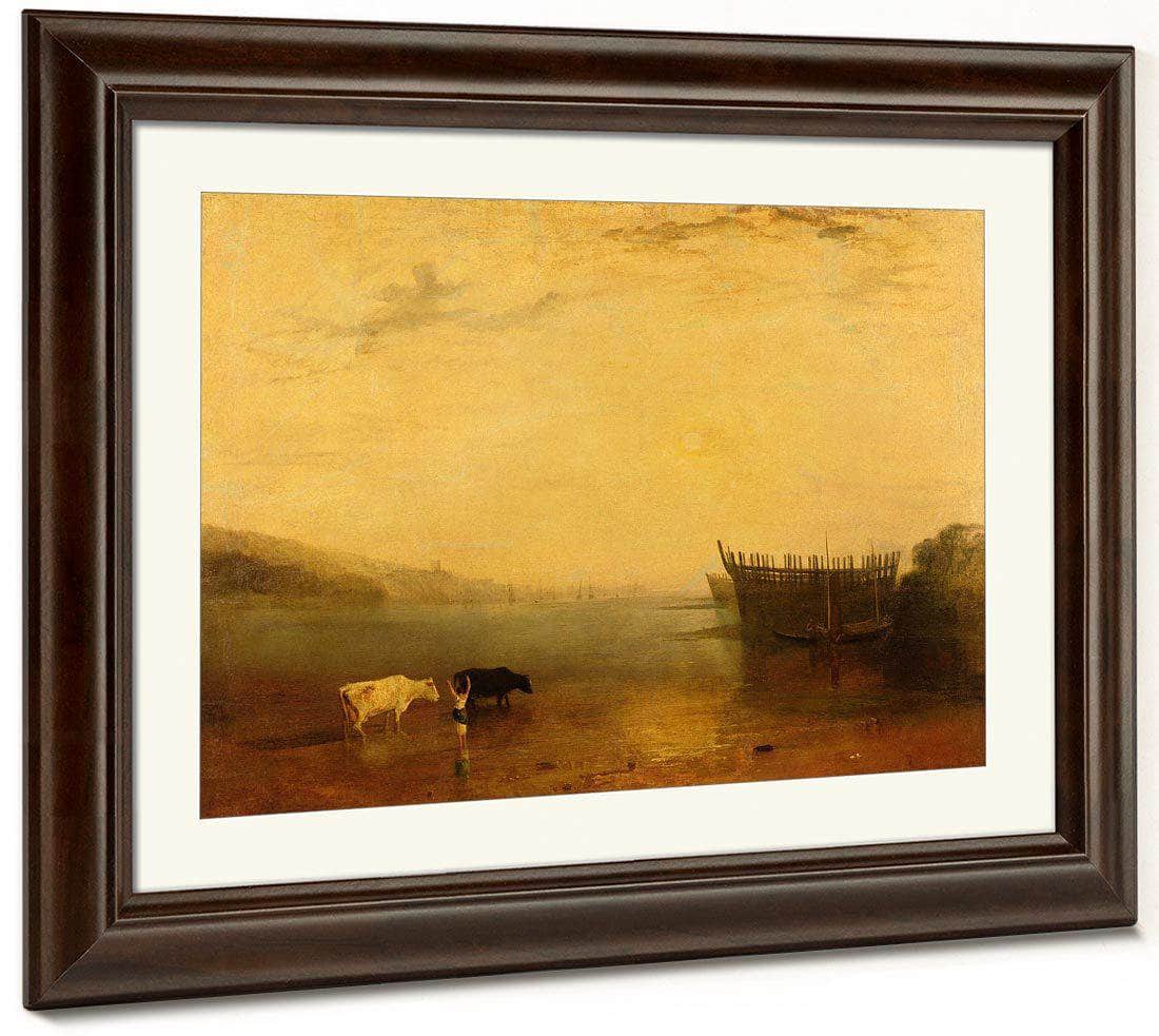 Teignmouth Harbour By Joseph Mallord William Turner Fine Art Print