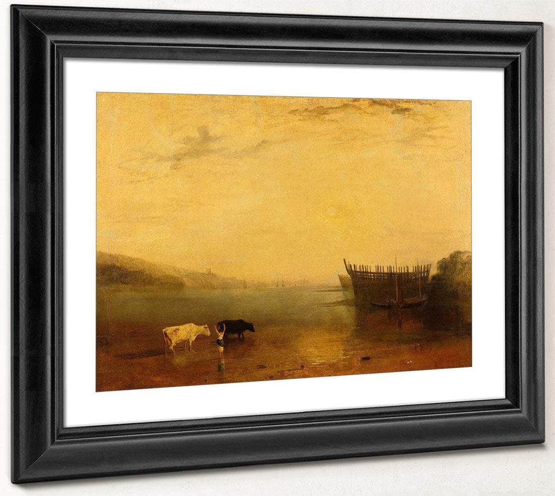 Teignmouth Harbour By Joseph Mallord William Turner Fine Art Print