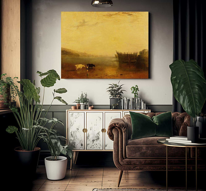 Teignmouth Harbour By Joseph Mallord William Turner Fine Art Print