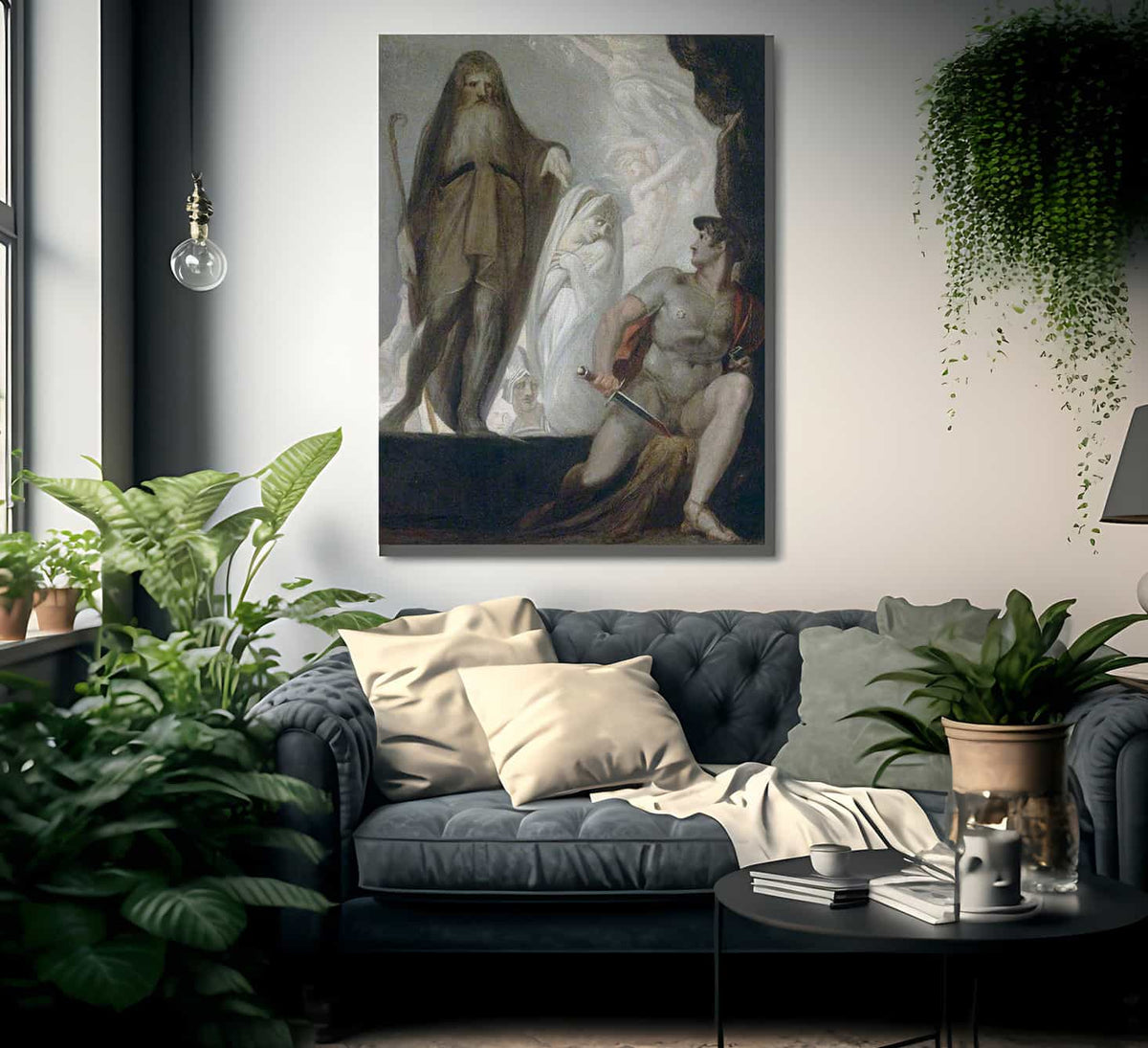 Teiresias Foretells The Future To Odysseus 1 By Henry Fuseli Fine Art Print