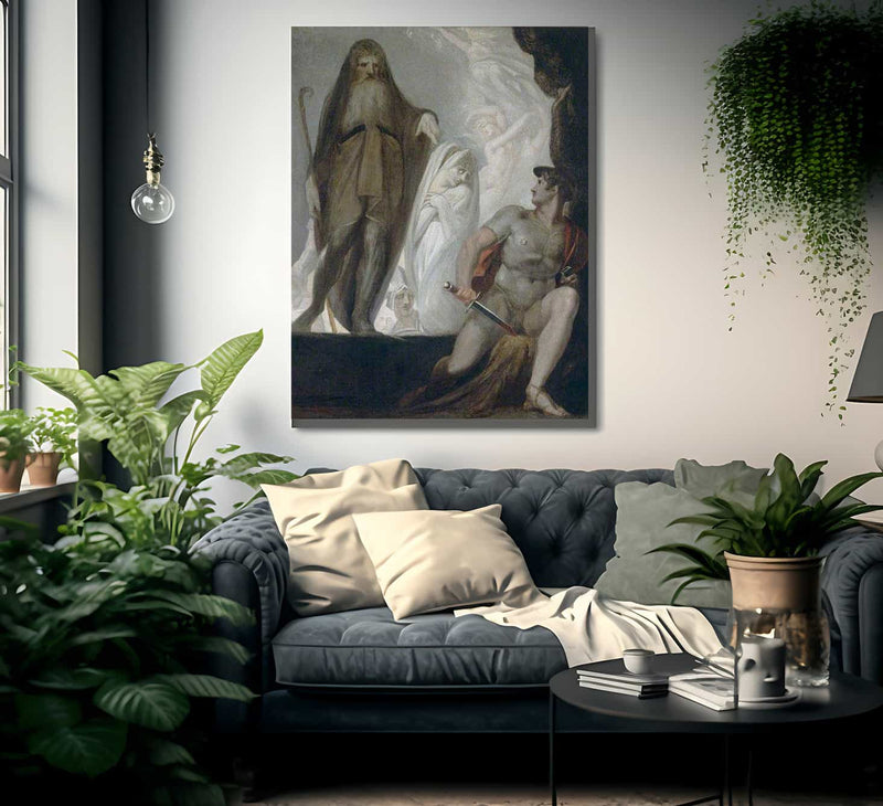 Teiresias Foretells The Future To Odysseus 1 By Henry Fuseli Fine Art Print