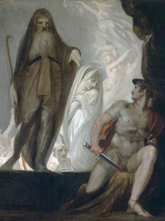 Teiresias Foretells The Future To Odysseus 1 By Henry Fuseli Fine Art Print