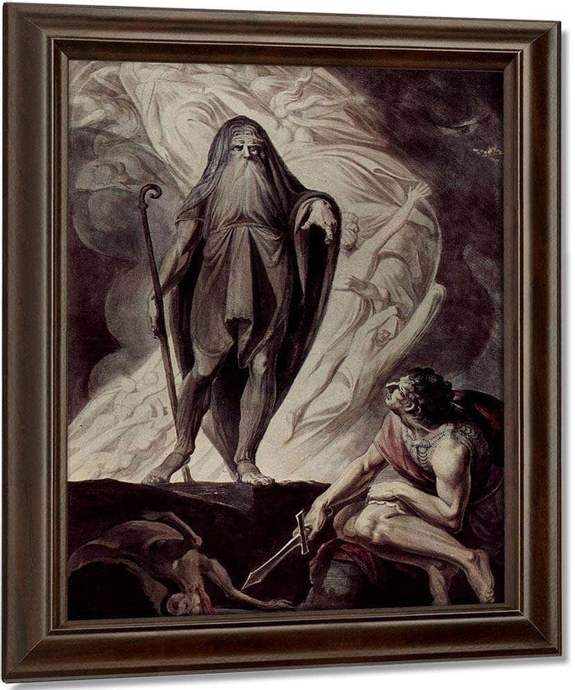 Teiresias Foretells The Future To Odysseus By Henry Fuseli Fine Art Print