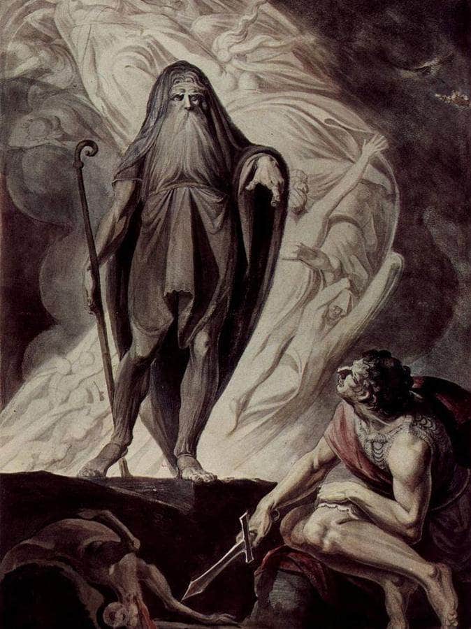Teiresias Foretells The Future To Odysseus By Henry Fuseli Fine Art Print