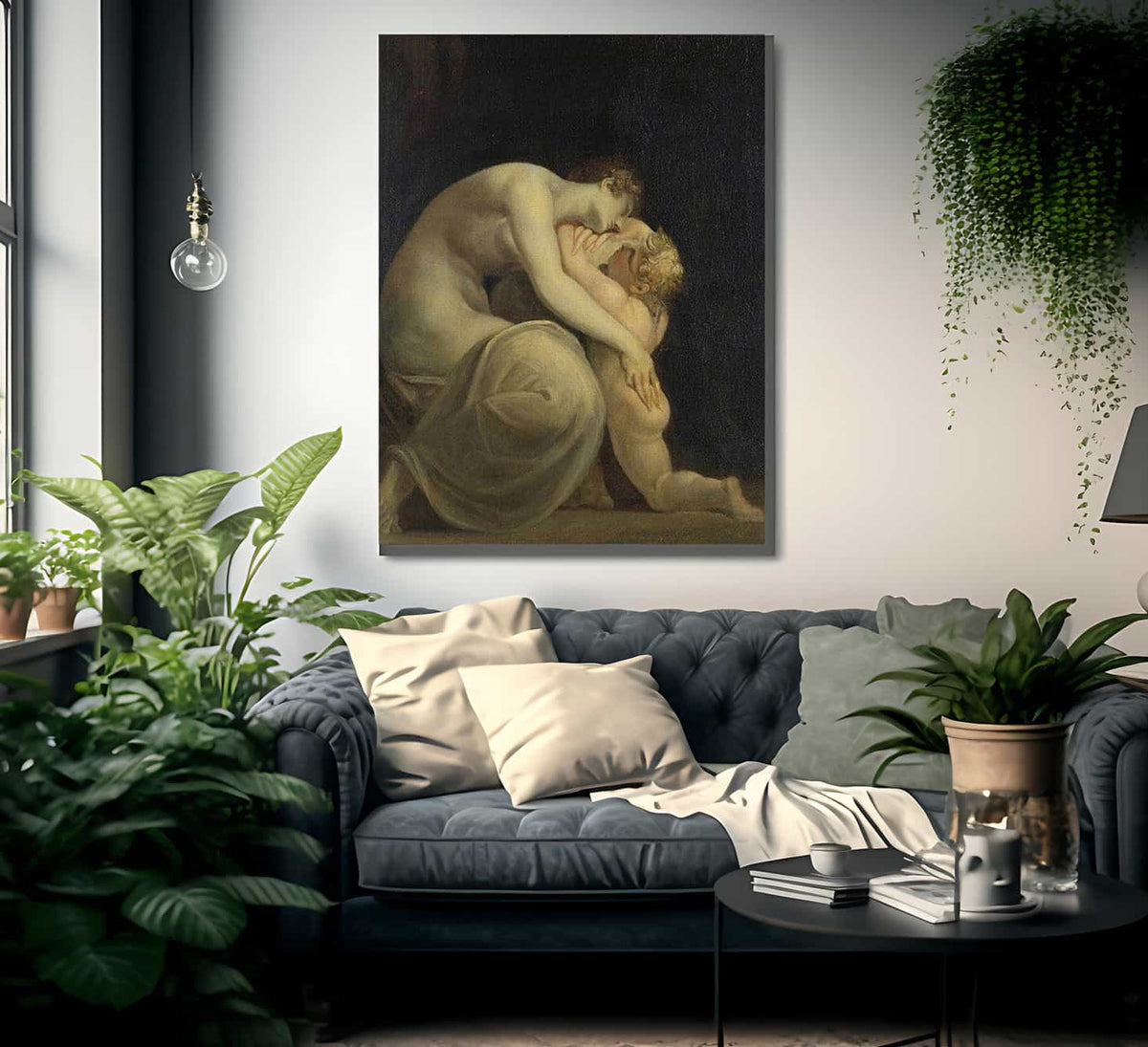 Tekemessa And Eurysakes By Henry Fuseli Fine Art Print