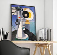 Telephone Painting Morton Livingston Schamberg Canvas Art Fine Art Print