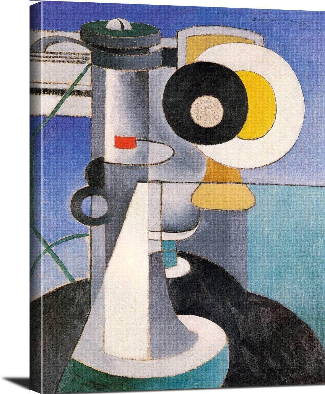 Telephone Painting Morton Livingston Schamberg Canvas Art Fine Art Print