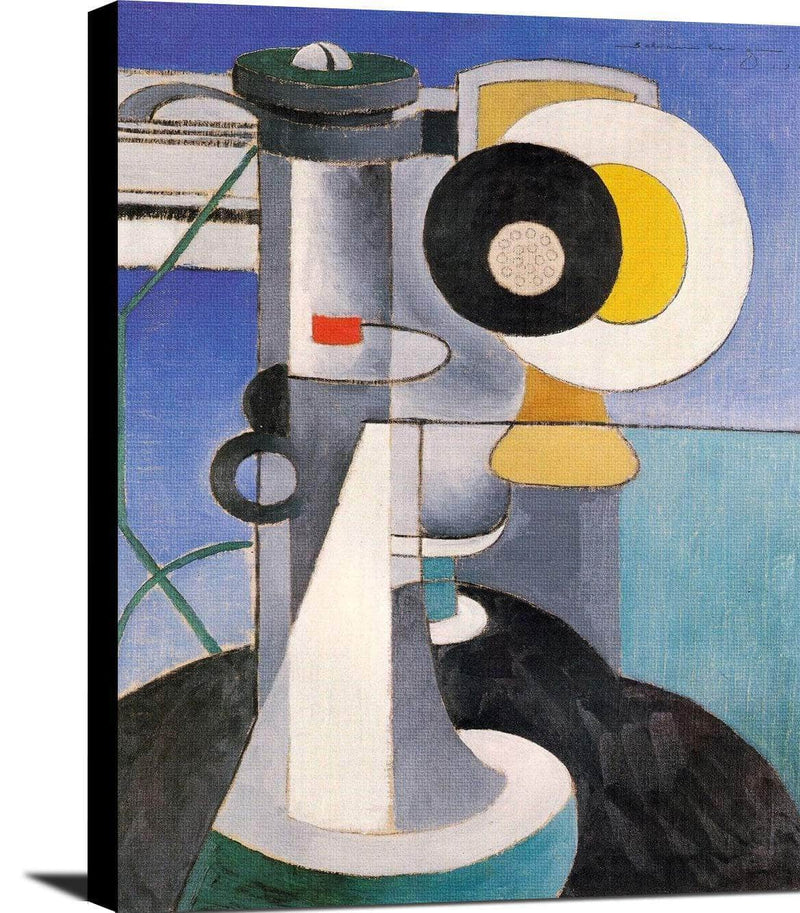 Telephone Painting Morton Livingston Schamberg Canvas Art Fine Art Print