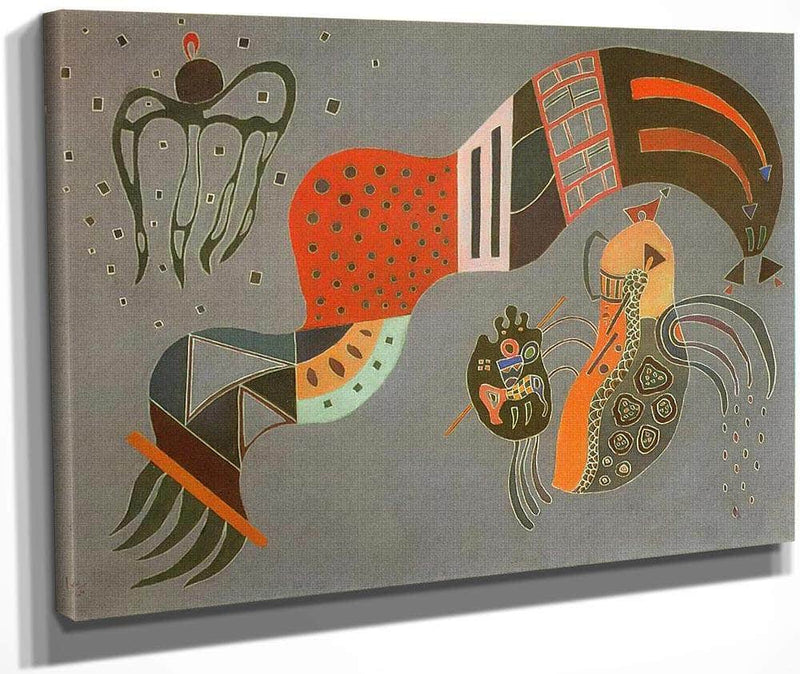 Tempered Elan 1944 By Wassily Kandinsky Fine Art Print
