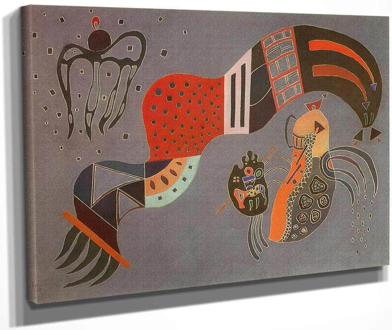 Tempered Elan By Wassily Kandinsky Fine Art Print