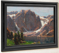 Temple Crag, High Sierra Lake By Edgar Payne Fine Art Print