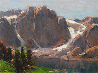 Temple Crag, High Sierra Lake By Edgar Payne Fine Art Print