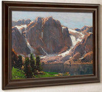 Temple Crag, High Sierra Lake By Edgar Payne Fine Art Print
