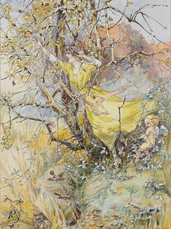 Temptation By William Henry Walker Fine Art Print