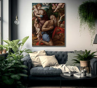 Temptations Of St Jerome By Giorgio Vasari Fine Art Print