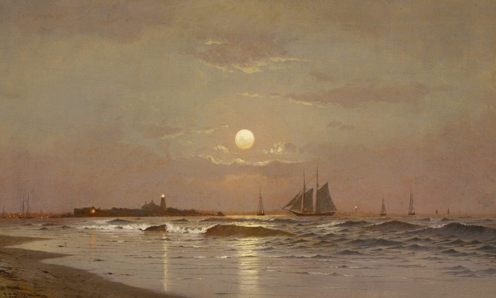 Ten Pound Island, Gloucester By Francis Augustus Silva Fine Art Print