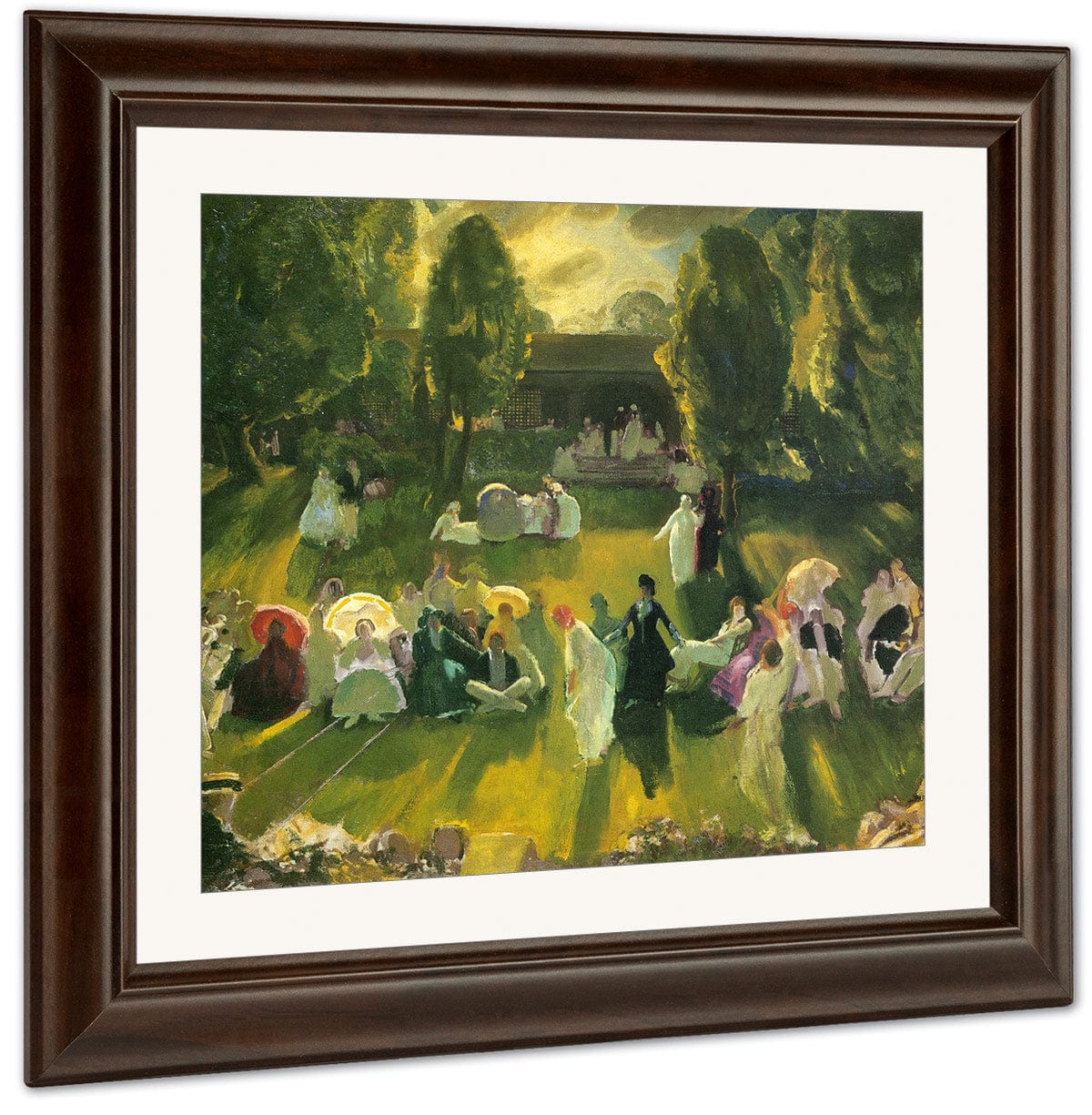 Tennis At Newport 1920 By George Bellows Fine Art Print
