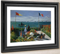 Terrace At Siante Adresse 1867 By Claude Monet Fine Art Print