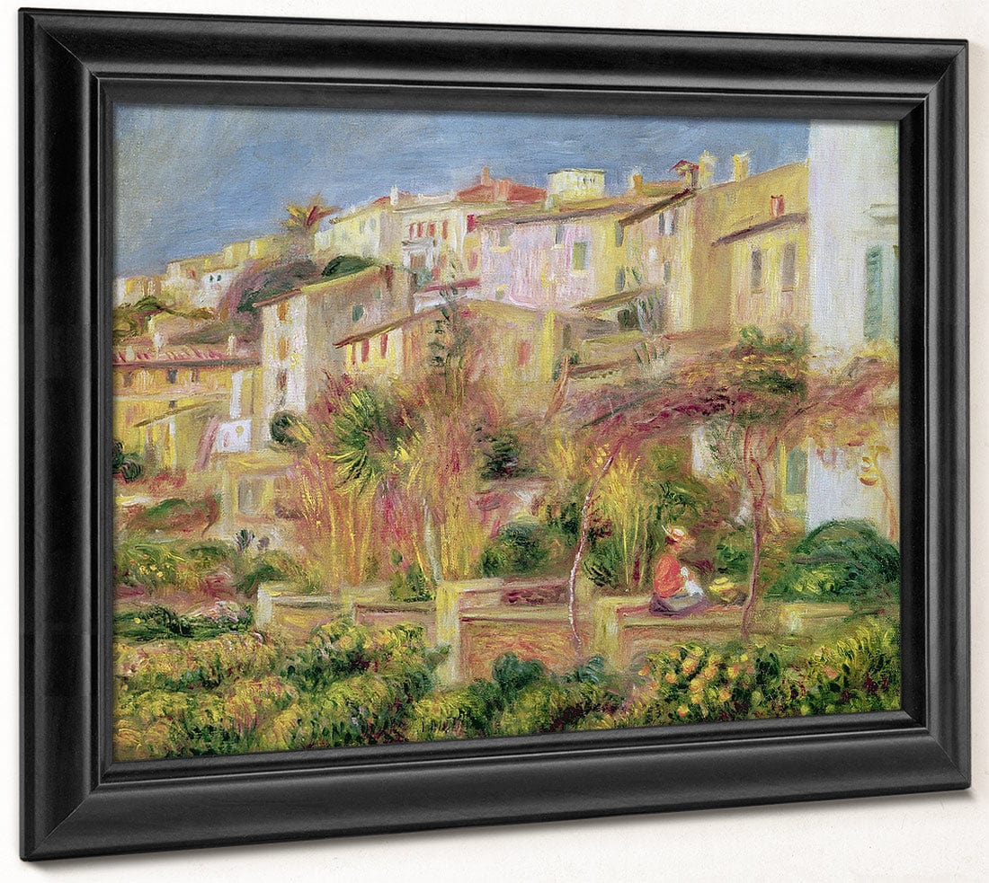 Terrace In Cagnes By Pierre Auguste Renoir Fine Art Print