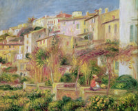 Terrace In Cagnes By Pierre Auguste Renoir Fine Art Print