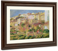 Terrace In Cagnes By Pierre Auguste Renoir Fine Art Print