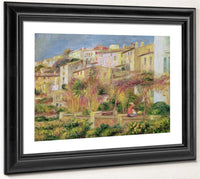 Terrace In Cagnes By Pierre Auguste Renoir Fine Art Print