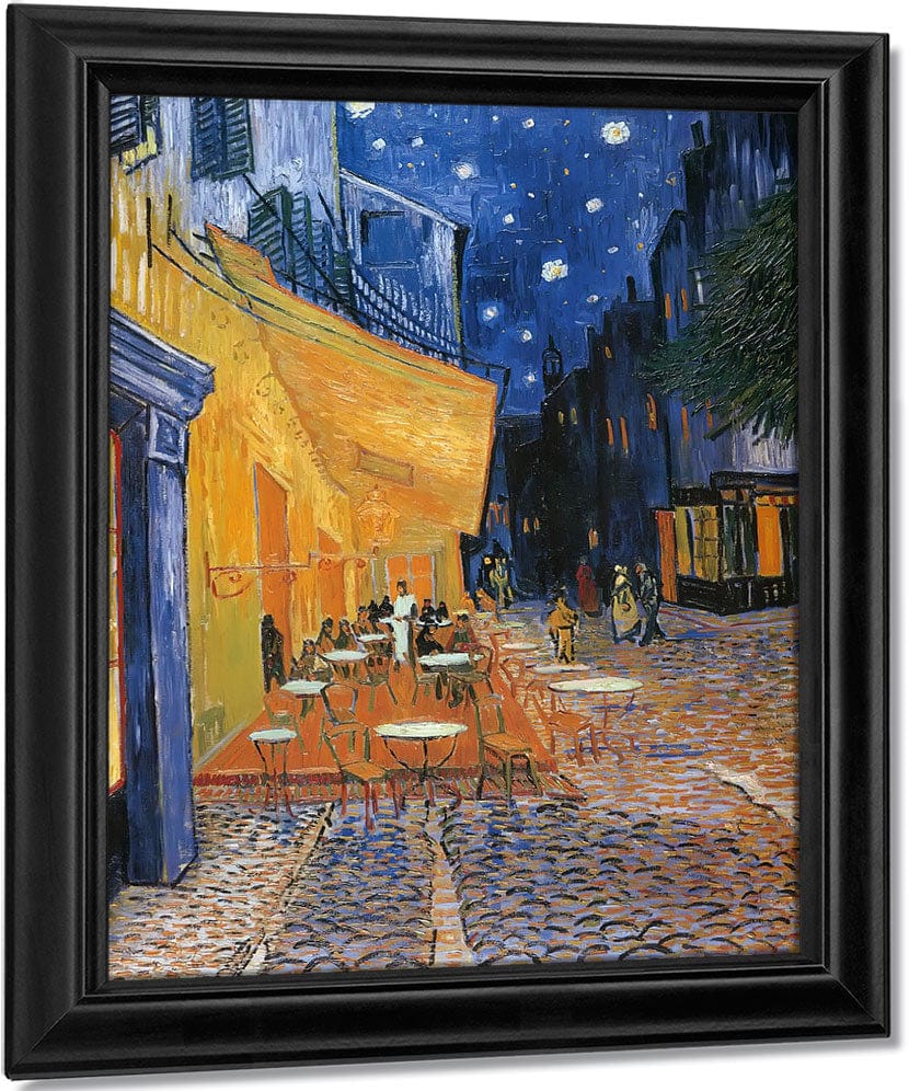 Terrace Of A Cafe At Night By Vincent Van Gogh Fine Art Print